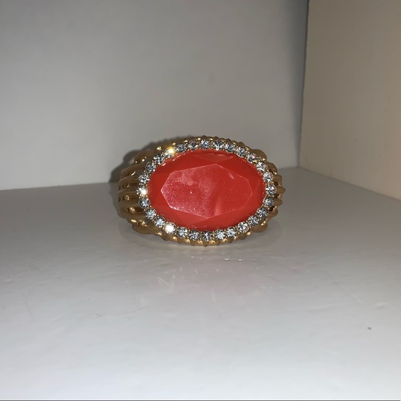 Orange Stone Gold Bracelet - Picture 2 of 3